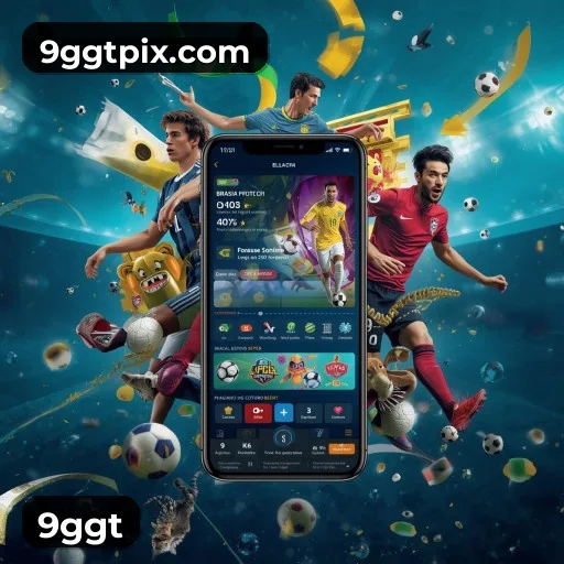 Aplicativo móvel 9ggt para iOS e Android